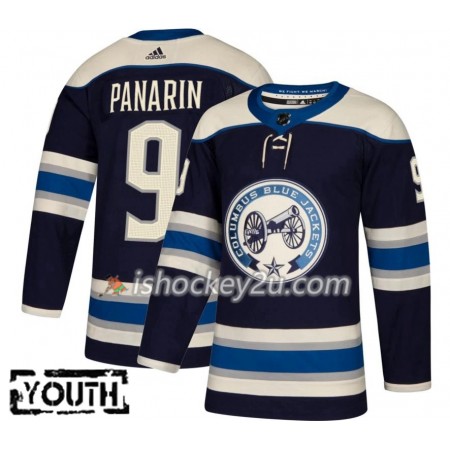 Børn NHL Columbus Blue Jackets Trøje Artemi Panarin 9 Adidas 2018-19 Alternate Authentic
